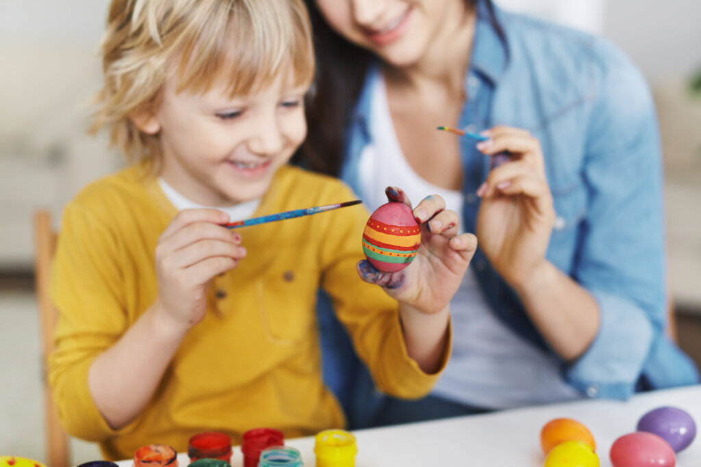 Manualidades para niños en pascua