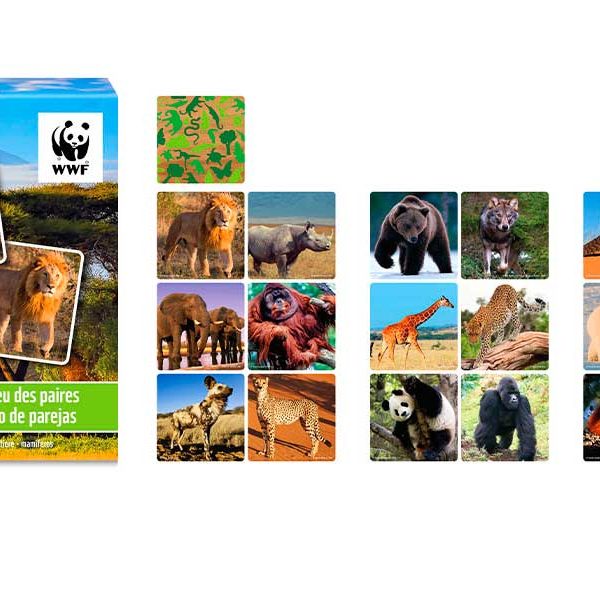 WWF JUEGO DE MEMORIA PAREJAS: MAMÍFEROS